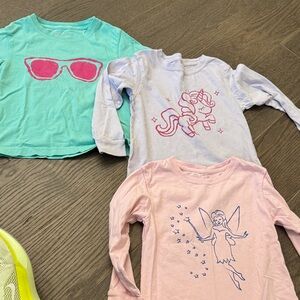 Colorful Kids Long Sleeve Tees - Set of 3